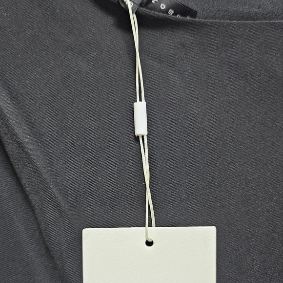 Endless Rose Los Angeles Black One Padded Shoulder Asymmetrical Dress size XS S - Picture 3 of 8